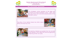 Desktop Screenshot of mariamontessori.biz