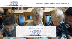 Desktop Screenshot of mariamontessori.nl