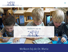 Tablet Screenshot of mariamontessori.nl