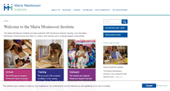 Desktop Screenshot of mariamontessori.org